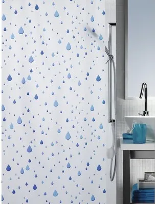Obrázok produktu pre Spirella 7610583130402, Obrázok, Prsteň, Polyethylene-vinyl acetate (PEVA), Modrá, Biela, 40 °C, 1800 mm
