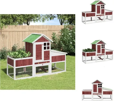 Obrázok produktu pre vidaXL Králikáreň Mocha 170x63x113 cm z masívneho borovicového dreva - Príbytky a výbehy pre malé zvieratá