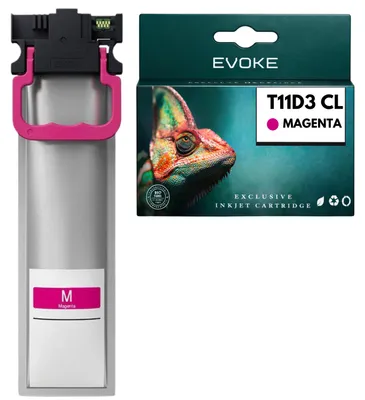 Productafbeelding van Evoke-inktpatronen, compatibel met de Epson-printer T11D3 C13T11D340, magenta, 75 ml, compatibel met de WF-C5390DW en WF-C5890DWF