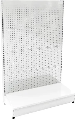 Produktbild von Edm Präsentationsständer für Innenflur Weiß 92,5x41x136 cm