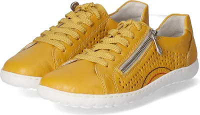 Produktbild von Rieker Damen Low Sneaker Gelb Synthetik Leder Mix  Größe: 40