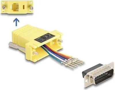 Obrázek produktu pro DeLOCK 67086, D-Sub 15, RJ12, Žlutá