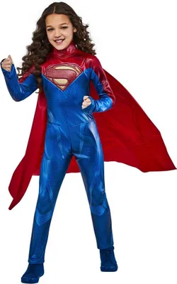 Immagine prodotto di Supergirl - Costume - Ragazze BN5713 (122-128) (Rosso/Blu)