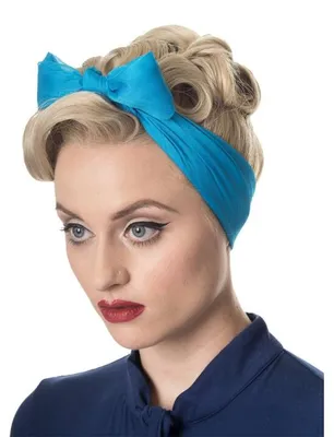 Produktbild von Banned Chiffon Halstuch / Kopftuch - Gradiation Scarf Blau