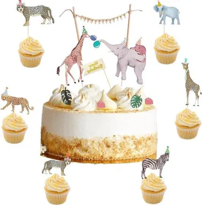 Immagine prodotto di Torte decorative con animali per i compleanni