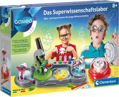 Produktbild von Clementoni, Das Superwissenschaftslabor (Experimentierkasten), 043-59083.4