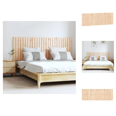 Image de vidaXL Tête de lit murale 166x3x60 cm Pin massif - Tête & Pieds de lit
