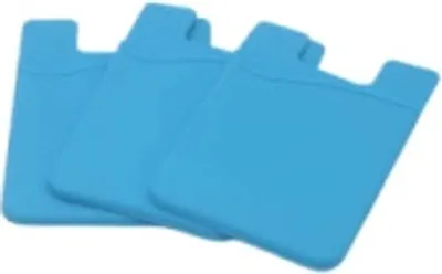 Produktbild von Selbstklebende Kartenhülle für Handyrückseite - Blau