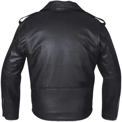 Produktbild von Motorradjacke Lederjacke Brando Chopper Jacke Seitenschnürung, Größe:48/S