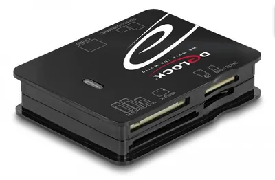 Image de DELOCK USB 2.0 Card Reader für CF/SD/Micro SD/MS/xD/M2