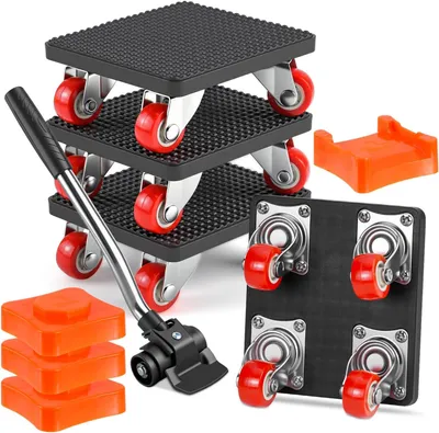 Produktbild von Möbeltransportroller Set mit Lastenheber für schwere Möbel