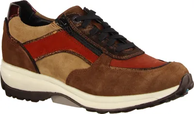 Produktbild von Xsensible Lucca Damenschnürer, Sneaker, Leder, Brown/Bronce, NEU, Bequemschuh - Damenschuhe Bequeme Schnürschuhe, Braun, leder