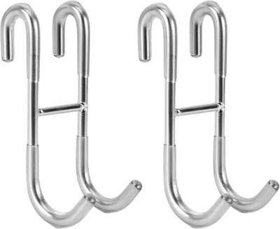 Produktbild von Set mit 2 leichten Duschkabinen-Wandhaken, Duschtürhaken für Glasbäder