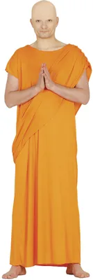 Produktbild von Kostüm tibetischer Mönch, Tunika orange Gr. M/L