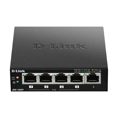 Immagine prodotto di Switch D-Link DES-1005P, 5 x 10/100Mbps