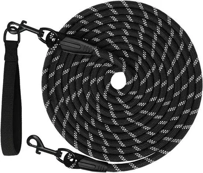 Produktbild von 20 Meter Hundeleine für mittelgroße und große Hunde mit gepolstertem Griff, ideal zum Training und Wandern