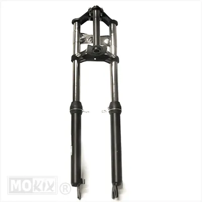 Obrázok produktu pre Vidlica - teleskopická vidlica - odpružená vidlica +10cm EBR, čierna, pre Puch Maxi