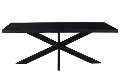 Produktbild von Esstisch Kala aus Mangoholz 200*100cm - Schwarz