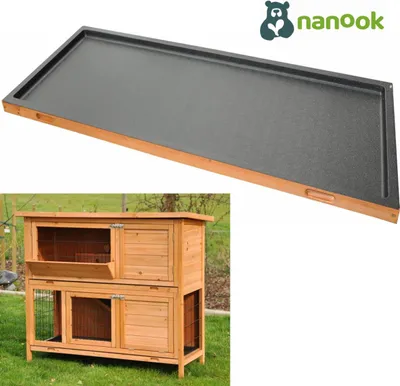 Produktbild von nanook Untere Ersatz Kotwanne Hasenstall Stall Bommel natur 30839