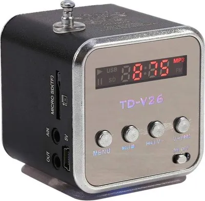 Immagine prodotto di Mini lettore audio portatile con radio FM e supporto per schede SD