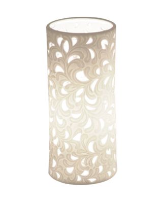 Formano Bollweg Lampe Kugel Tischlampe rund, Harmonie aus Porzellan mit Durchbruch 10x23cm