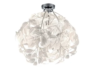 A close-up studio shot of a decorative ceiling light fixture.