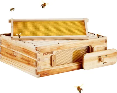 Produktbild von Bienenbeute Zander 10-Rähmchen Bienenstock Bienenkasten Imkereibedarf