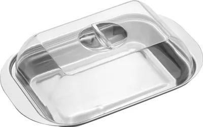 Produktbild von Edelstahl Butterdose mit Kunststoffdeckel 23016