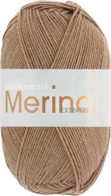 Produktbild von Lana Grossa - Meilenweit 100g Merino Extrafine uni 2429 camel