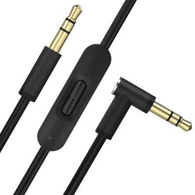 Produktbild von 1x Ersatz-Audiokabel AUX 3,5 mm Klinke Mikrofon/Regler Beats Solo2/Studio -