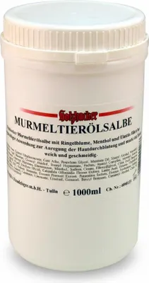 Produktbild von Holzhacker Murmeltieröl Salbe 1000 ml zur wohltuenden Körperpflege