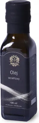Zdjęcie produktu dla Olej sezamowy z sezamu białago 100ml Naturini