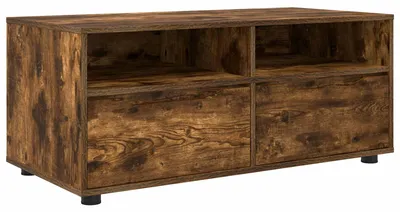 Zdjęcie produktu dla vidaXL Szafki RTV, 100 x 48 x 43 cm, płyta wiórowa, imitacja dębu wędzonego
