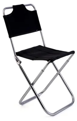 Produktbild von Faltbarer Campingstuhl aus Aluminiumlegierung mit Rückenlehne, ultraleicht und wasserabweisend, klappbar und kompakt, belastbar für Camping und Angeln