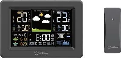 Image de Renkforce Digitale-Wetterstation Schwarz (RF-4883630)