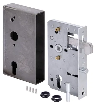 Immagine prodotto di Alberts 413750 Valigetta per serratura, con serratura zincata, acciaio, arretramento 60 mm, 173 x 95 x 40 mm