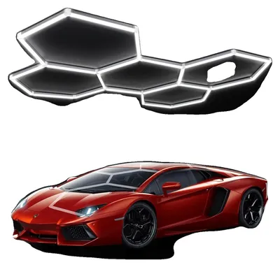 Obrázek produktu pro Stropní svítidlo, hexagonální design, energeticky úsporné LED, model 5Hex