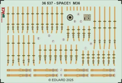 Produktbild von Eduard Accessories 36537 - 1:35 M 36 for Tamiya - Neu