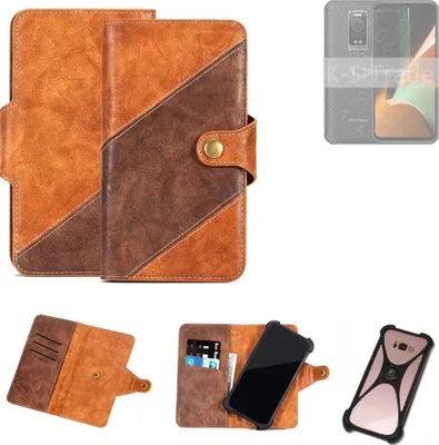 Produktbild von K-S-Trade Handyhülle Schutzhülle Bookstyle Case Wallet-Case kompatibel mit Ulefone Armor 17 Pro Cover Klapphülle Kantenschutz Smartphone