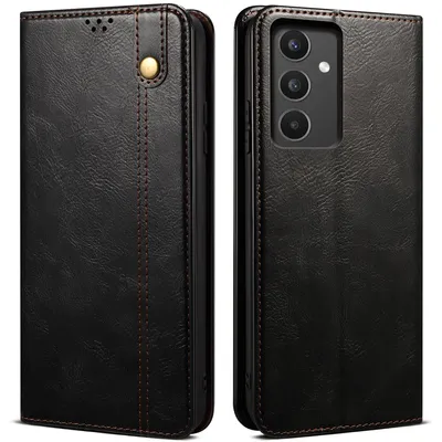 Obrázek produktu pro Pouzdro pro Samsung Galaxy A34, kožené flip pouzdro peněženka s funkcí stojánku černé