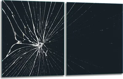 Obrázok produktu pre Kryt varnej dosky 2x40x52 sklokeramická varná doska 2-dielny sklenený splashback čierny