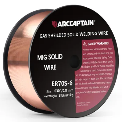 Produktbild von Schutzgas-Draht, 0,8 mm, 1 kg, ER70S-6, MIG-Schweißdraht für Schweißgeräte