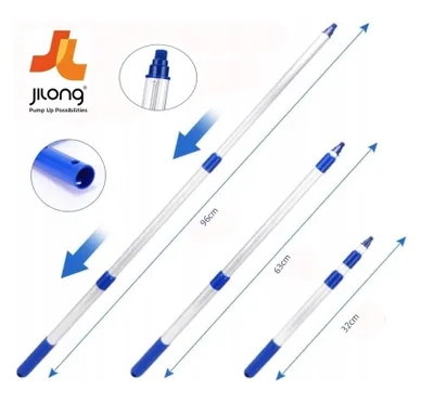 Zdjęcie produktu dla Kij Teleskopowy Do Basenu Trzyczęściowa Aluminiowy Do Czyszczenia 96Cm