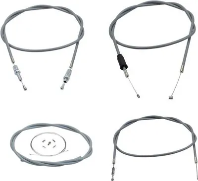 Zdjęcie produktu dla Zestaw cięgien Bowdena szary 4-częściowy do Hercules Prima 2 4 / M 1 2 3 4 / C 1 2 3 / P1 (automatyczny)