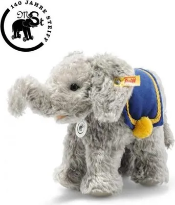 Produktbild von Steiff Kuscheltier Elefant - Plüschtier - 140 Jahre Kollektion - dunkelgrau