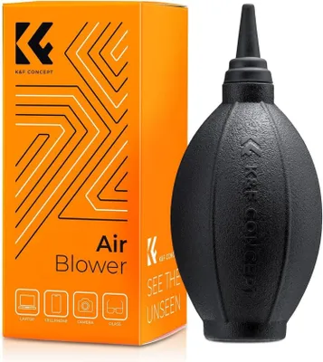 Produktbild von K&F Concept Power Blasebalg Reinigung mit Weicher Silikonspitze für Objektiv, Kamera, Sensor & DSLR