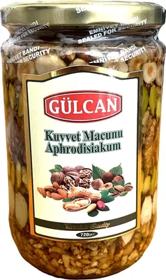 Produktbild von Gülcan türkische Kraftpaste aus Nüssen und Sirup Aphrodisiakum - Kuvvet macunu 720g