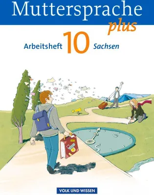 Produktbild von Muttersprache plus 10. Schuljahr. Arbeitsheft Sachsen