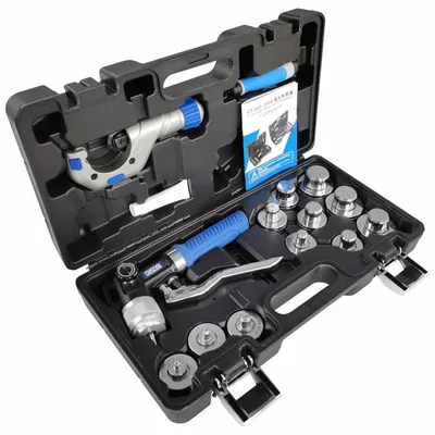 Obrázek produktu pro Hydraulický nástroj pro rozšiřování trubek – zařízení pro lisování trubek v systémech HVAC – pro měděné trubky – 0,95–4,13 cm (3/8–1 5/8 palce) – expanzor pro měděné trubky