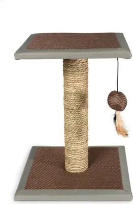 Produktbild von Karlie Segra Kratzbaum - Seegras - Beige/Grau - 35x35x44 cm